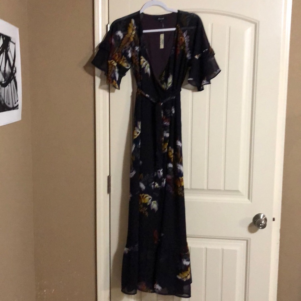 NWT madewell floral maxi dress XXS